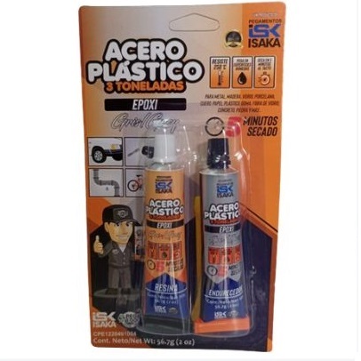 PEGAMENTO ACERO PLASTICO 3 TON PEGA 1000