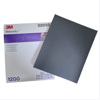 3M LIJA DE AGUA 9"X11" GRANO 1200