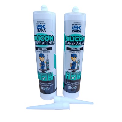 SILICON TRANSPARENTE CARTUCHO 225ML ISK